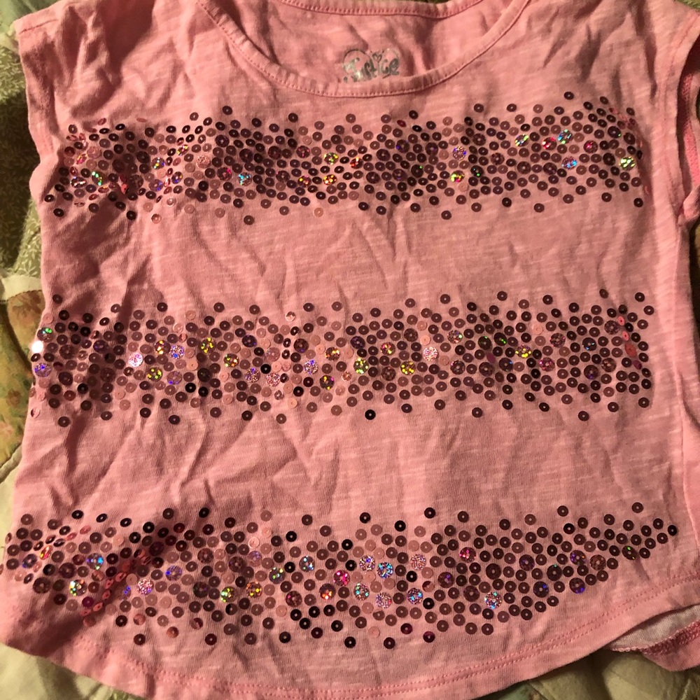 Justice lot of shirts and 2 skirts